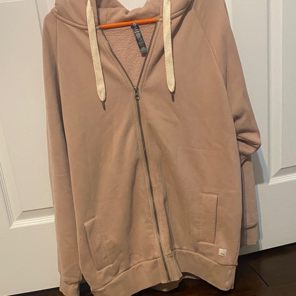 Vuori Tan Zip-Up Hoodie